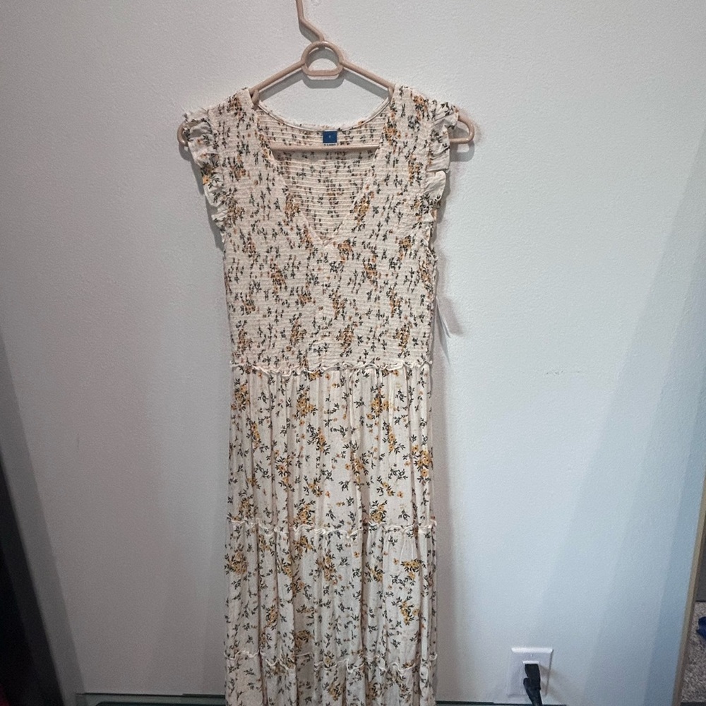 Floral Cream Dress